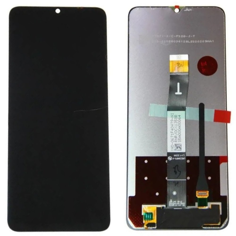 Дисплей для Xiaomi Redmi 12C/Poco C55 (22120RN86G) с тачскрином Черный - OR