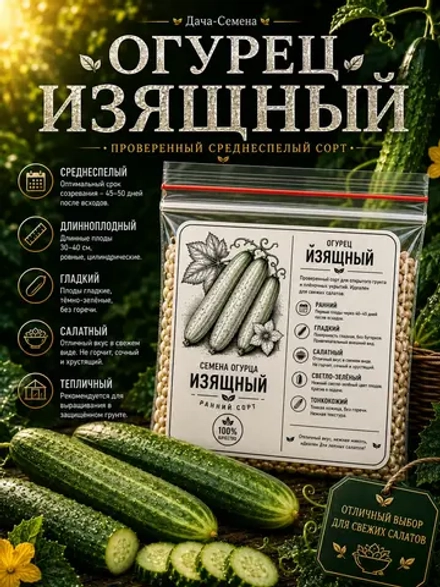 Семена огурца Изящный
