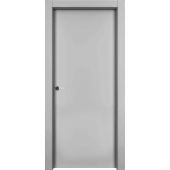 Купить Межкомнатная дверь эмаль 1001 серая глухая