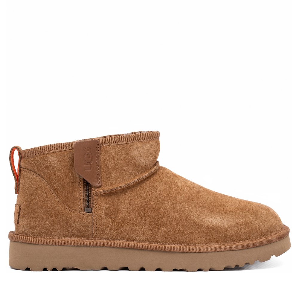 Ugg Mens Classic Ultra Mini Zip Boot "Chestnut"