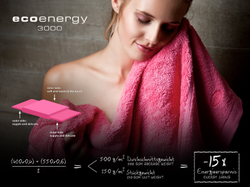 Полотенце 67x140 Vossen Eco Energy розовое