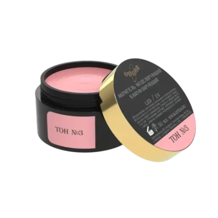 Акригель камуфлирующий тон 3 50 мл,ОПЦИЯ