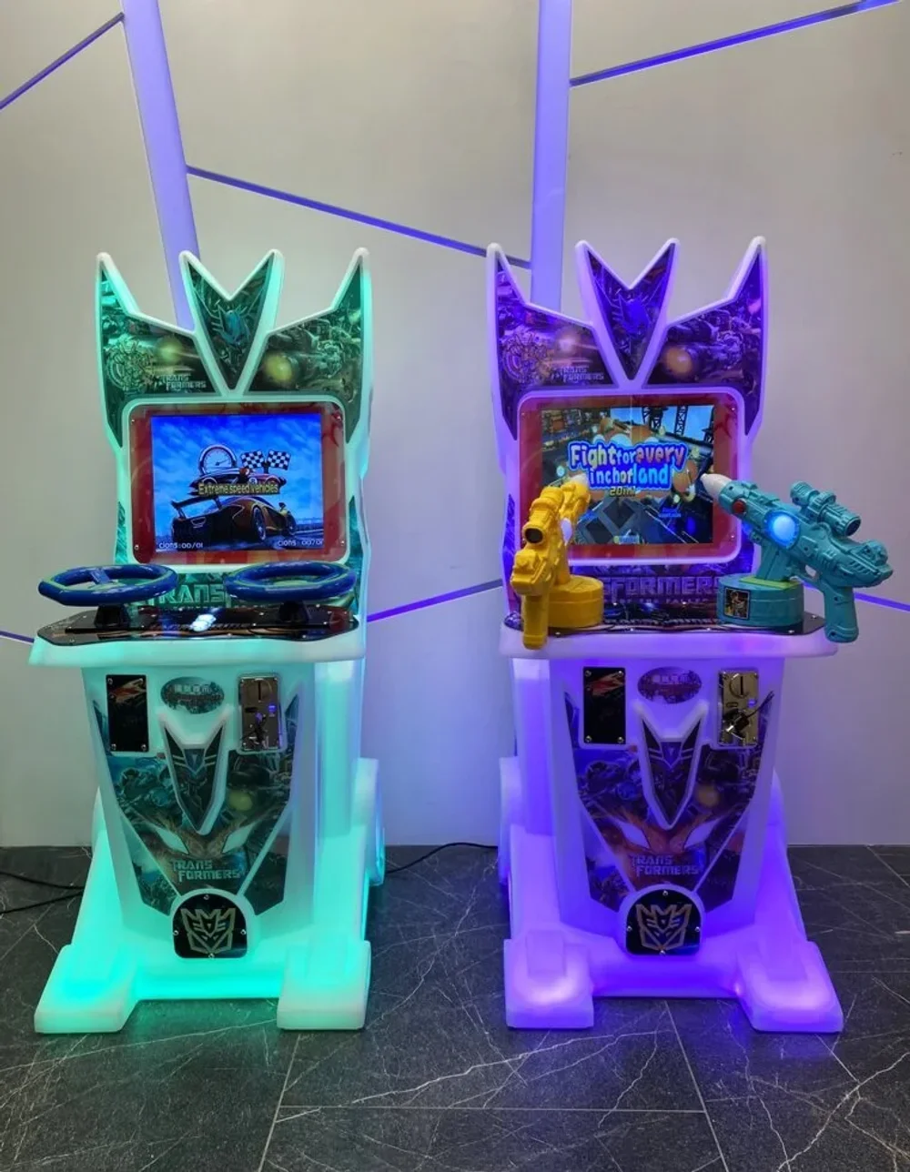 Детский автомат стрелялка для двоих «Transformers»