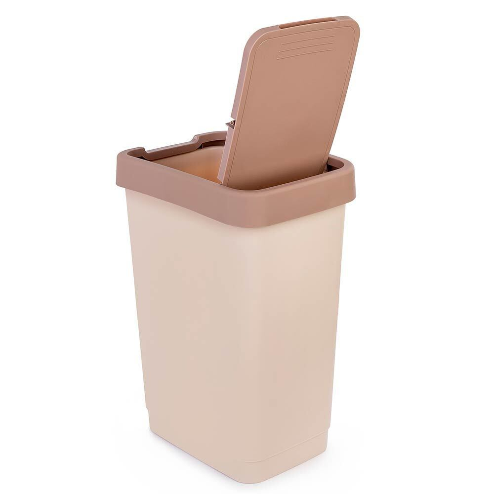 Контейнер для мусора 25л бежевый