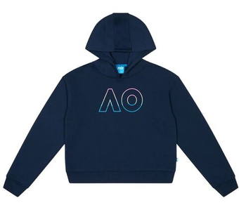 Кофта для девочки теннисная  Australian Open AO Logo - небесный