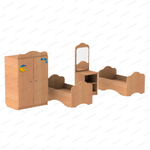 Игровой комплект мебели СПАЛЬНЯ ДРЁМА с изображением