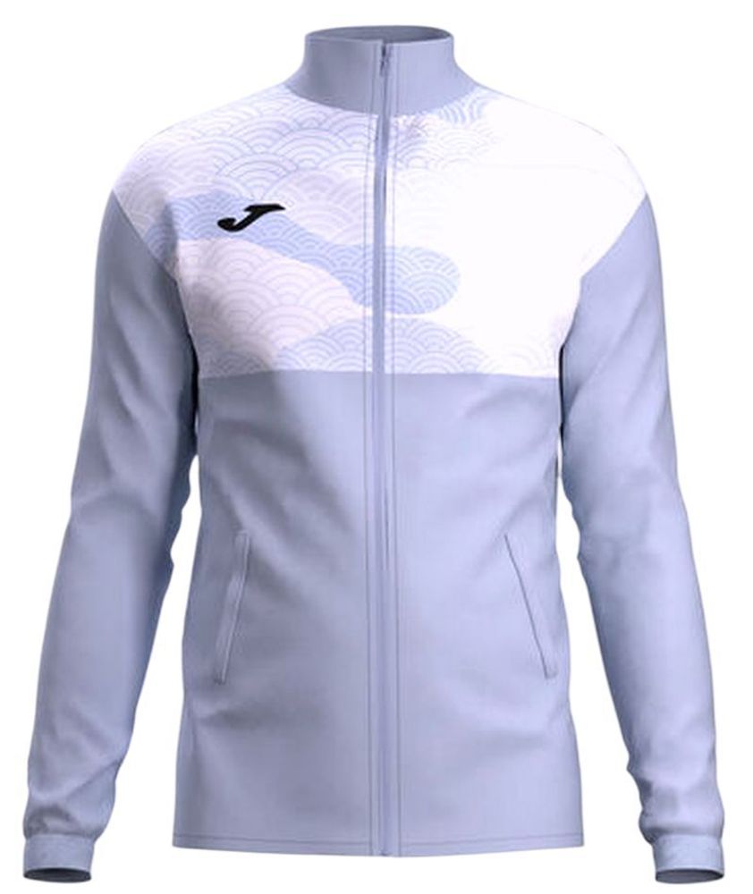 Мужская теннисная кофта Joma Court Full Zip Sweatshirt - Фиолетовый