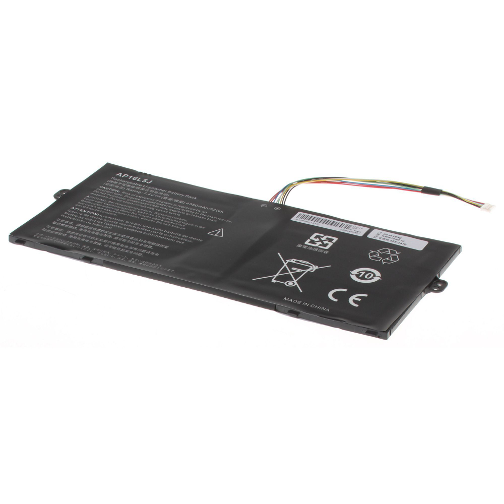 Аккумулятор iBatt 4350mAh для ноутбука Acer TravelMate X5 TMX514-51 (AP16L5J)