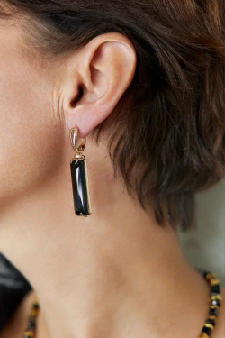 HMG 1313 Black Серьги арт.0890