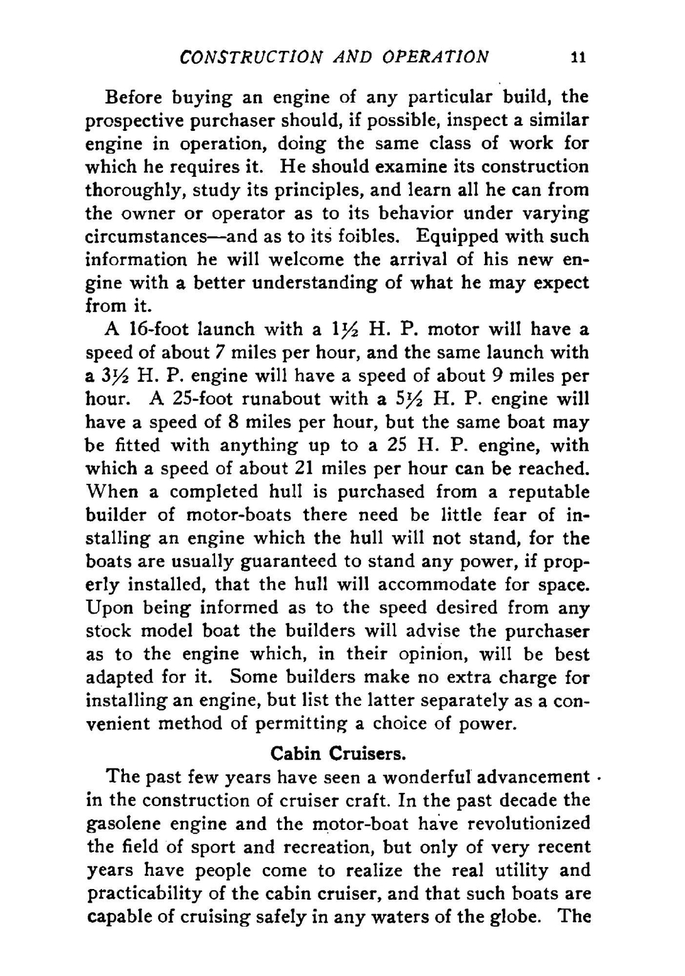 Motor Boats. Construction and Operation : An Illustrated Manual for Motor Boat, Launch and Yacht Owners, Operators of Marine Gasolene Engines, and Amateur Boatbuilders | Thomas Herbert Russell