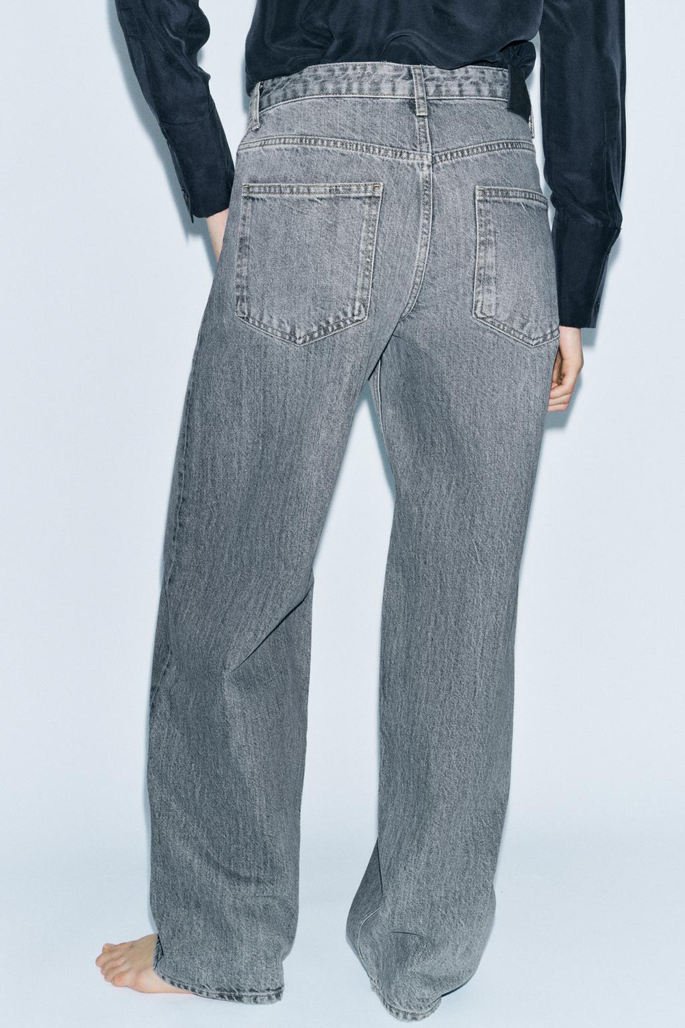 Джинсы baggy со средней посадкой — zw collection