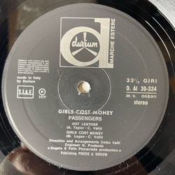 Винтажная виниловая пластинка Passengers Girls Cost Money (Италия 1979)