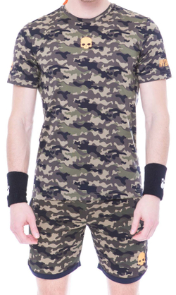 Теннисная футболка Hydrogen Printed Tech Tee - Green