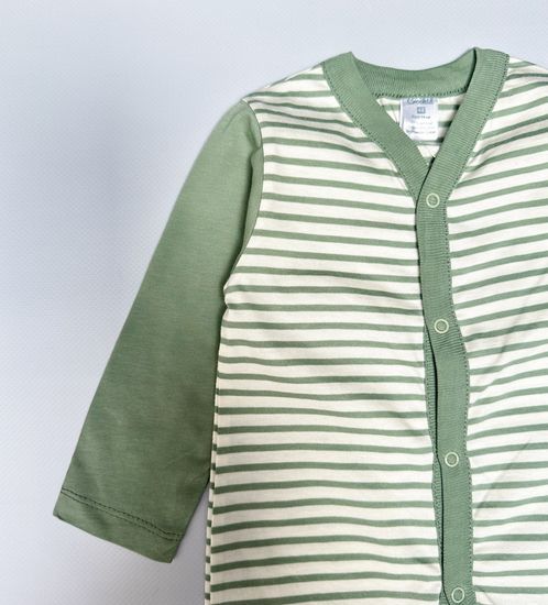 Слип хлопковый, Зеленая полоска