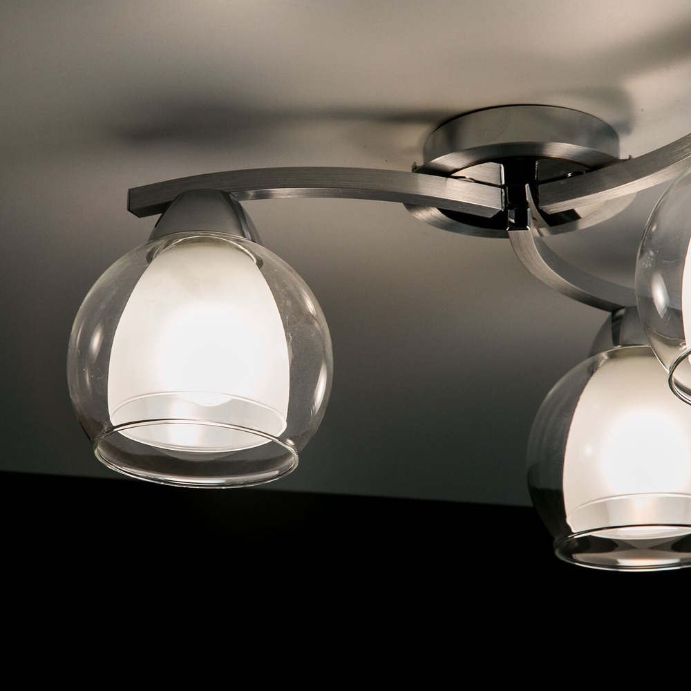 Citilux Кристи CL152137 Люстра потолочная Алюминий Хром