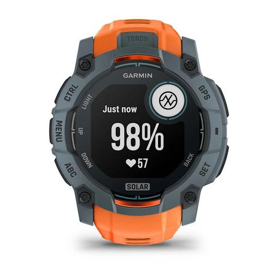 Умные часы Garmin Instinct 3 Solar 50 mm Twilight with Solstice Band (010-02935-01)