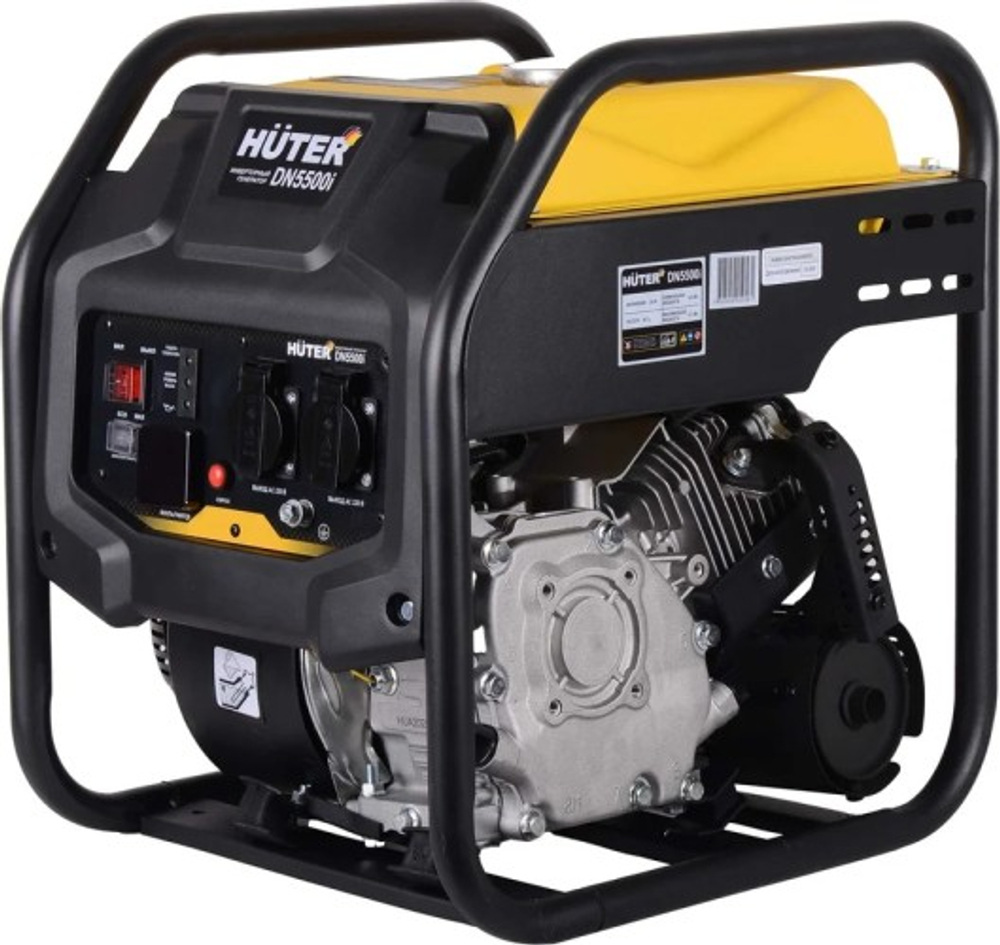 Генератор бензиновый HUTER DN 5500 i инверторный 64/10/29