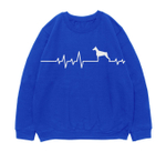 Свитшот "Сердечный ритм с доберманом"