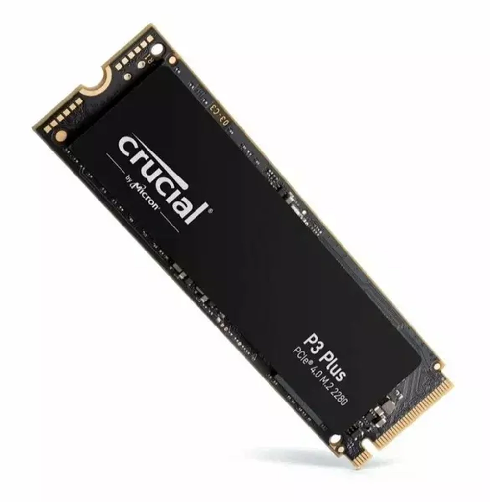 Накопитель SSD 2.0Tb Crucial P3 Plus CT2000P3PSSD8 (M.2, PCI-E 4.0 x4, up to 5000/4200MBs, 3D NAND, NVMe, 440TBW, 22х80mm) RTL