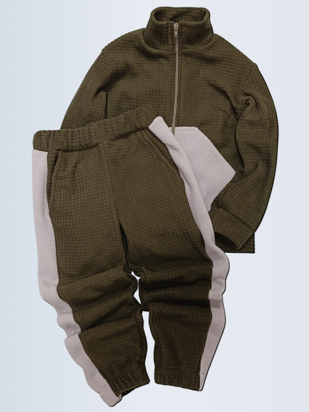 10525 Костюм детский флисовый хаки (64-122/128)