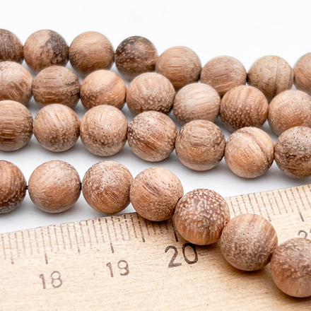 Деревянные бусины, шар, цвет груша, диаметр около 8,1-8,4 мм, цена за 24 шт (1/2 нити)