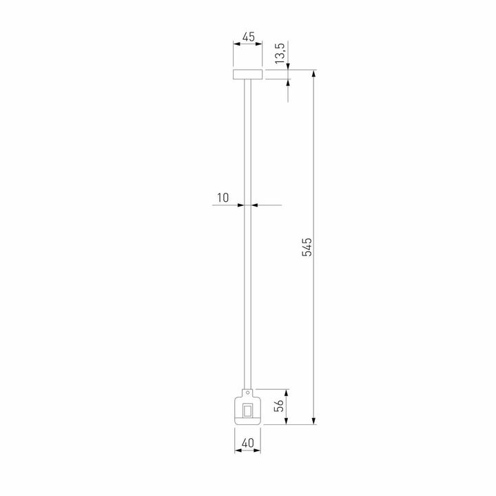 Декоративная стойка с коннектором Elektrostandard Esthetic Magnetic 85152/00 a065448