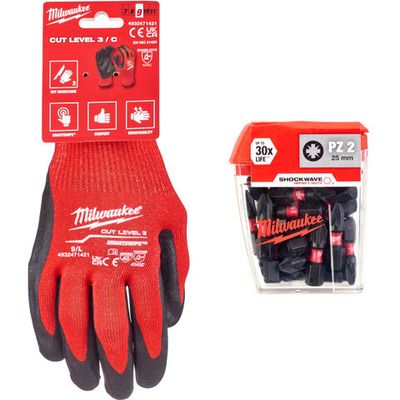 Набор Milwaukee №12L 4932430864 + 4932471421