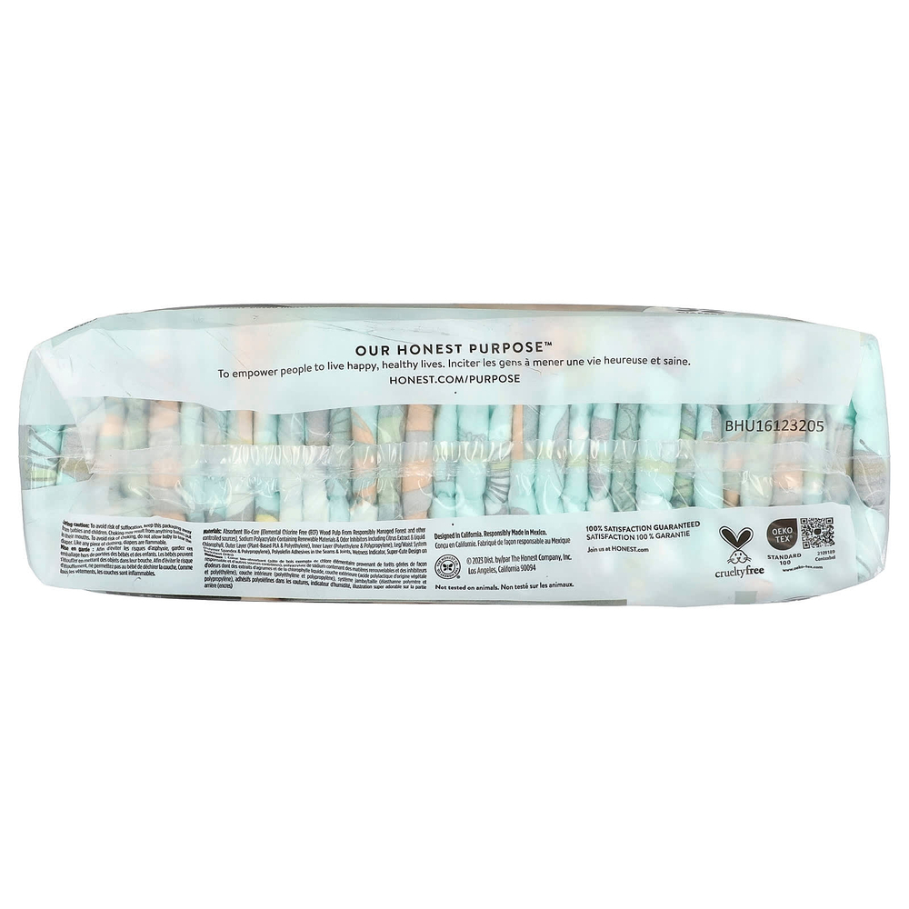 The Honest Company, Clean Conscious Diapers ™, размер 2, 12–18 фунтов, Above It All, 32 подгузника