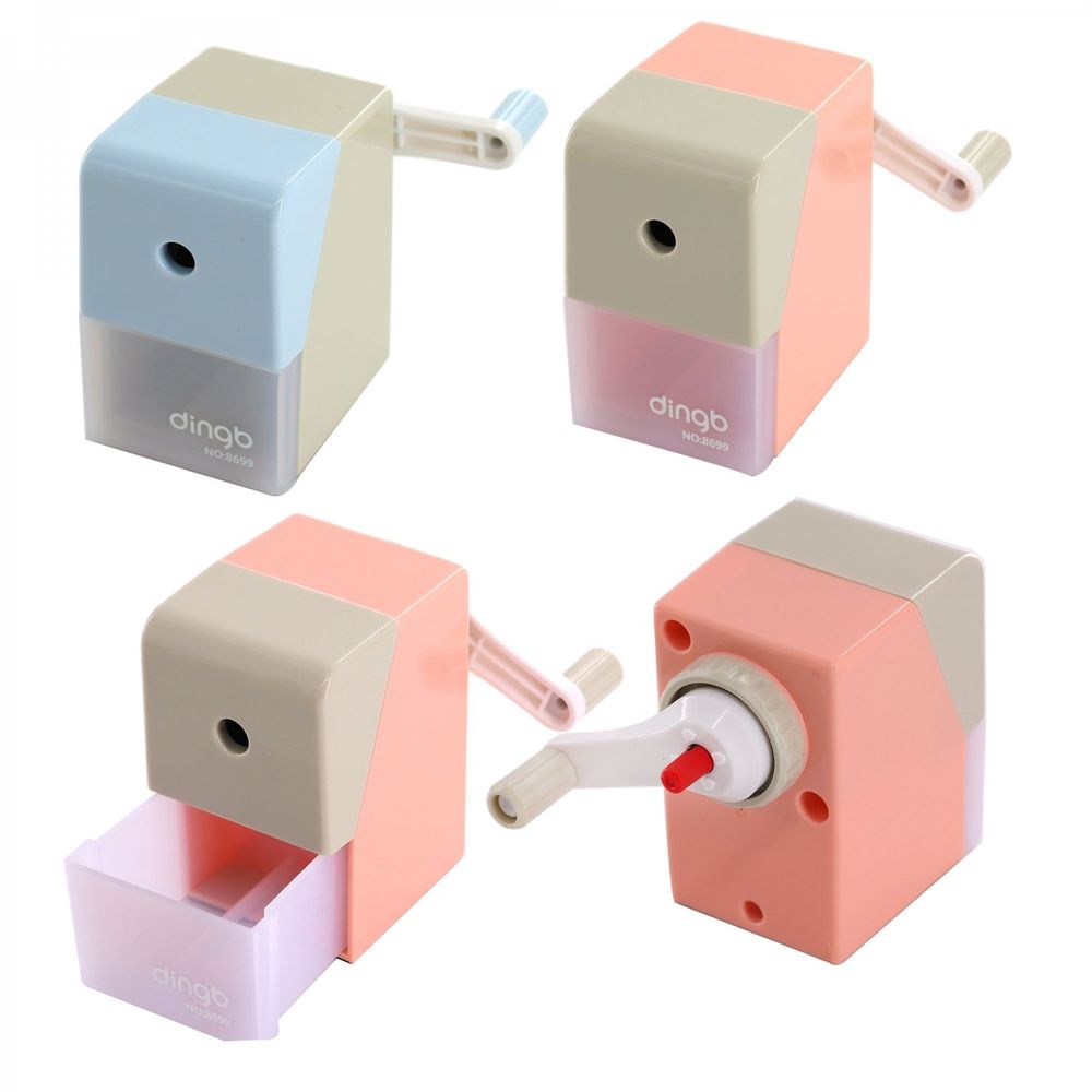 Точилка механическая Alingar, "Офис", 1 отверстие, пластиковый корпус, цвета ассорти, инд. упаковка, 48*88*90 мм