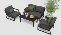 Voglie, набор антрацит/антрацит, алюминий