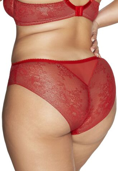 Трусики-слипы со средней линией талии Crown (Размер: S) (Цвет: красный)