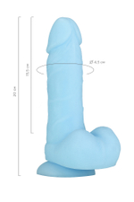 Фаллоимитатор Beyond by Toyfa Arthur голубой 20 см