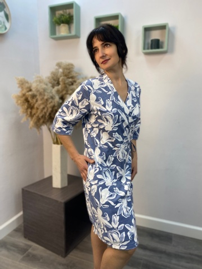 Халат женский "Эльза М.П" на запах (ТрикТекс)