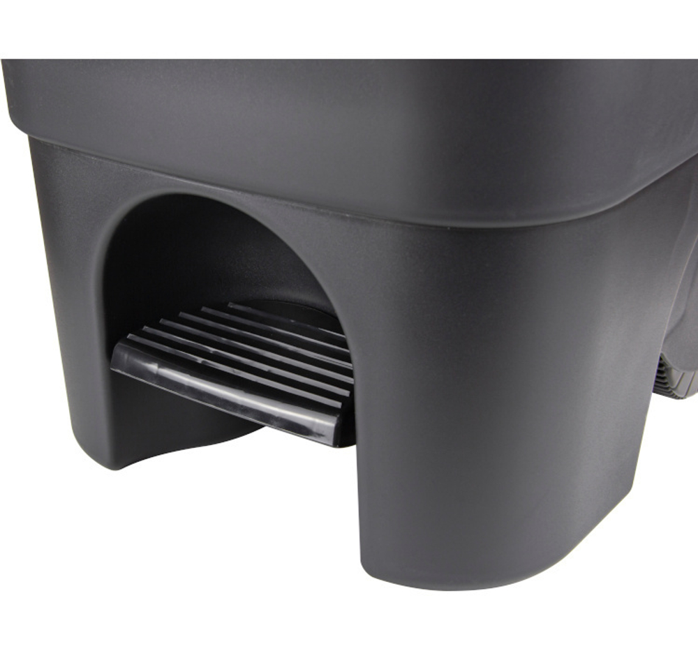 Бак для мусора 85л с педалью на колесах М2399