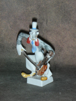 Статуэтка. Фарфор. Клоун Музыкант. Meissen. Германия