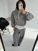 Брюки спорт серые