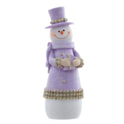 GAEM Фигурка декоративная "Снеговик", L4 W4 H11 см, 2в.