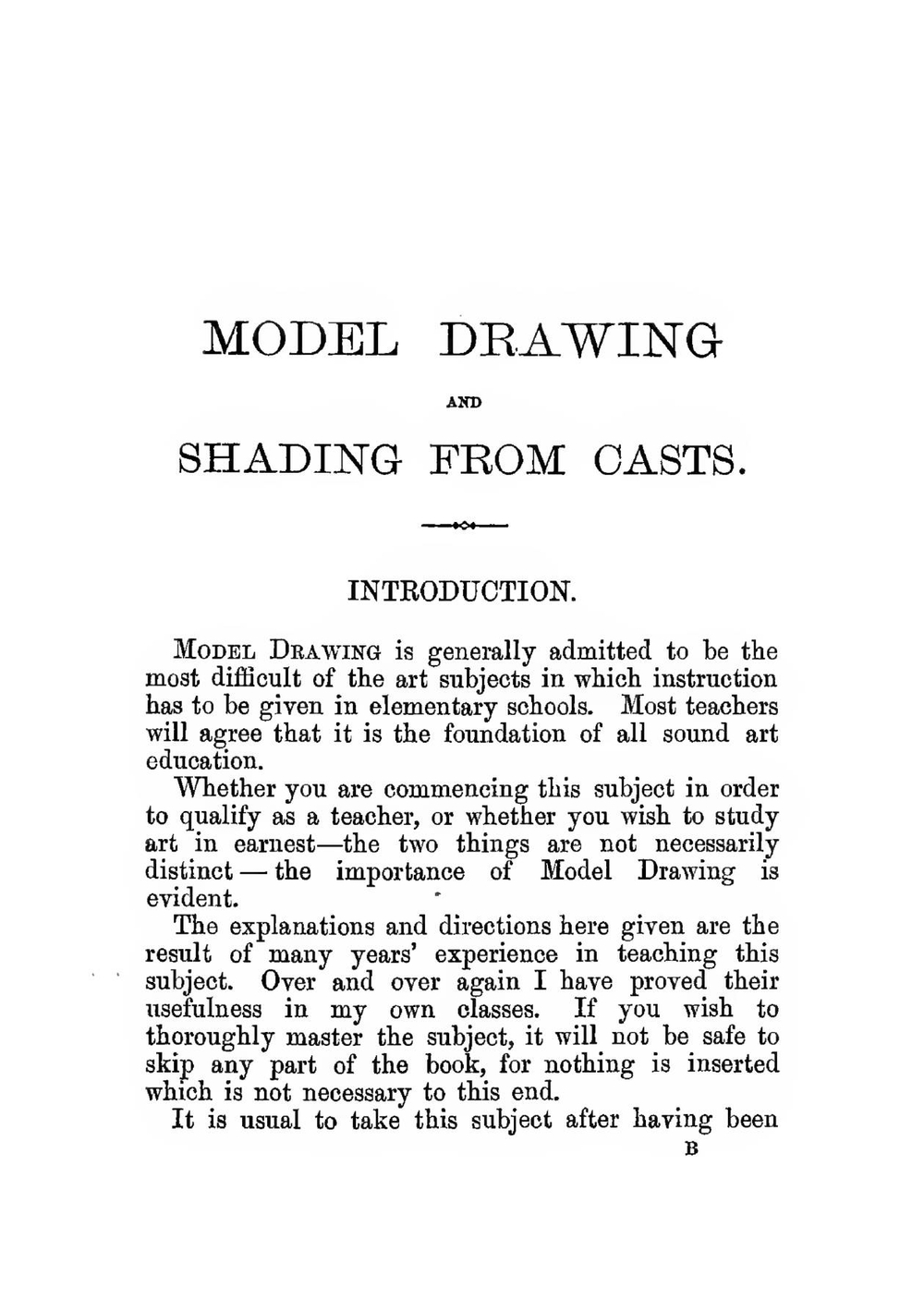 Model drawing and shading from casts a complete guide to the elementary and advanced examinations in these subjects | T. C. Barfield