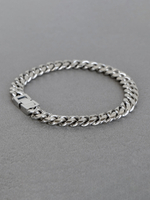 Мужской браслет из стали, панцирное плетение