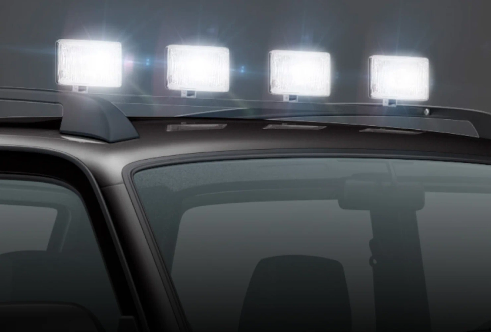 Багажник Нива Легенд Бронто с сеткой (монтаж на заводские рейлинги) 'Трофи'