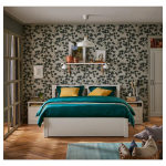 Каркас кровати с 2 ящиками для хранения - IKEA SONGESAND, 200х140 см, белый, СОНГЕСАНД ИКЕА