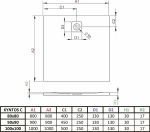 Душевой поддон Radaway Kyntos C white HKC100100-04 100x100 белый