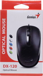 Genius Optical Mouse DX-120 <White> (RTL)  USB  3btn+Roll (31010105102/31010010401)