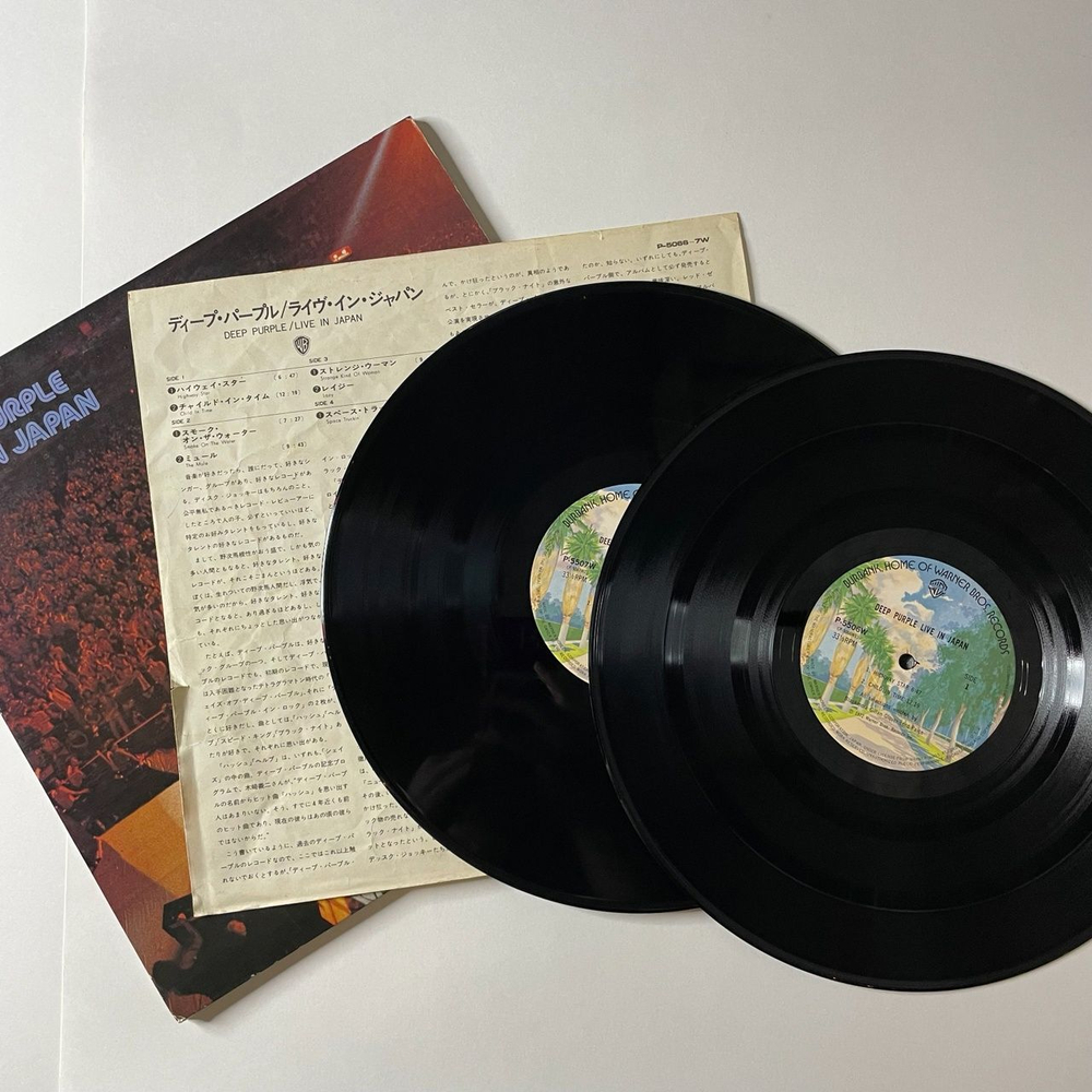 Винтажная виниловая пластинка LP Deep Purple Live In Japan (Japan 1985) (No Obi) Space Truckin