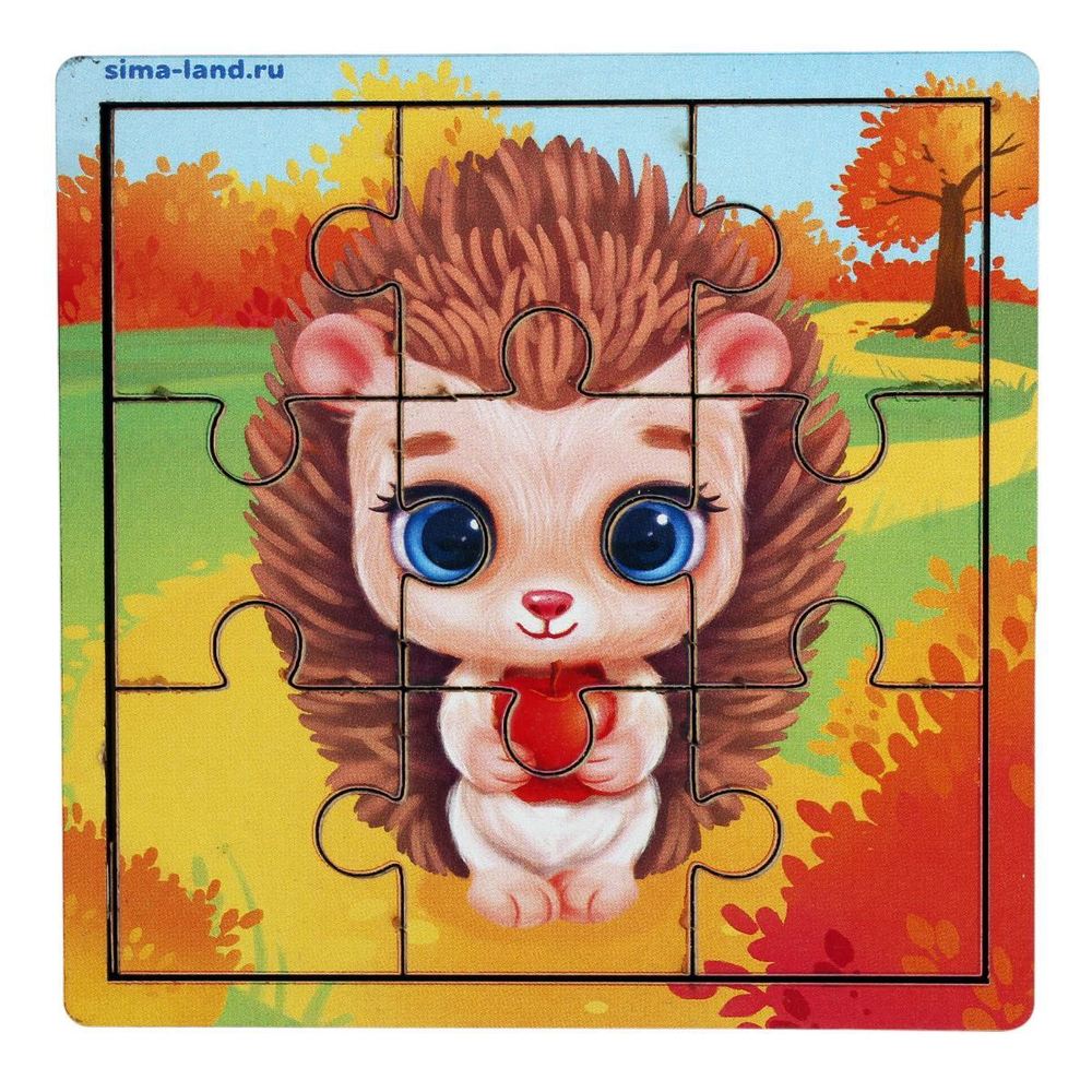 Головоломка-пазл в рамке. Игры в дорогу "Ёжик" П 303 7811248 (Лесная мастерская)