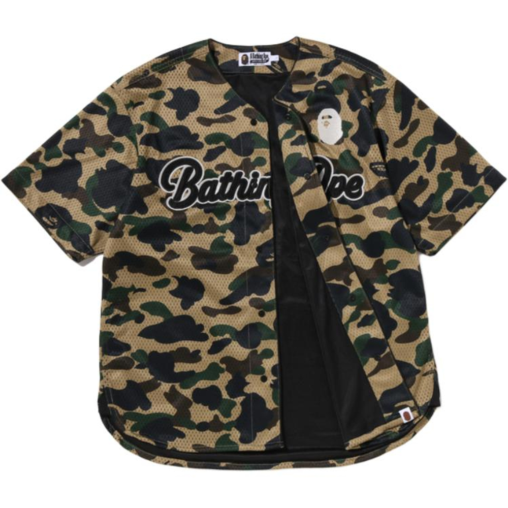 A Bathing Ape Bathing Ape 1st Camo Shirts Camouflage Pattern Moderate Polyester Summer 0zxsrm001321q коричневый