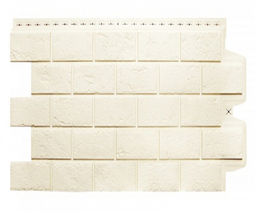 Фасадные панели GRAND LINE (ГРАНД ЛАЙН) Кирпич Состаренный Молочный
