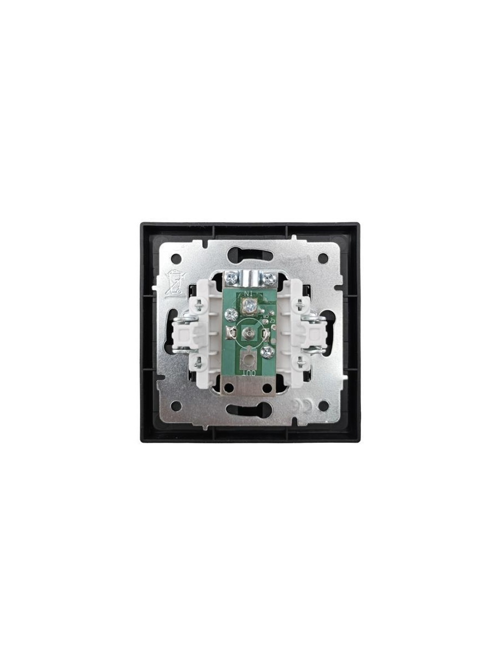 Розетка ТВ оконечная СП ZIMA IP20 черн. бархат LEZARD 704-4288-130