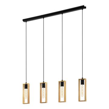 Подвес 4*E27 44053 коричневый/черный LITTLETON Eglo