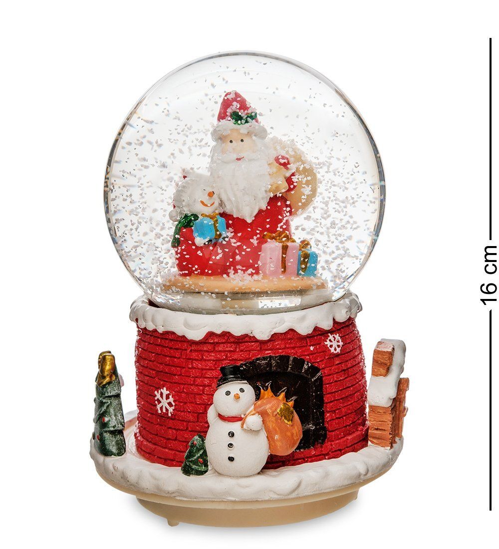 PM-57 Шар со снегом муз. с подсветкой «Новогоднее Чудо»
